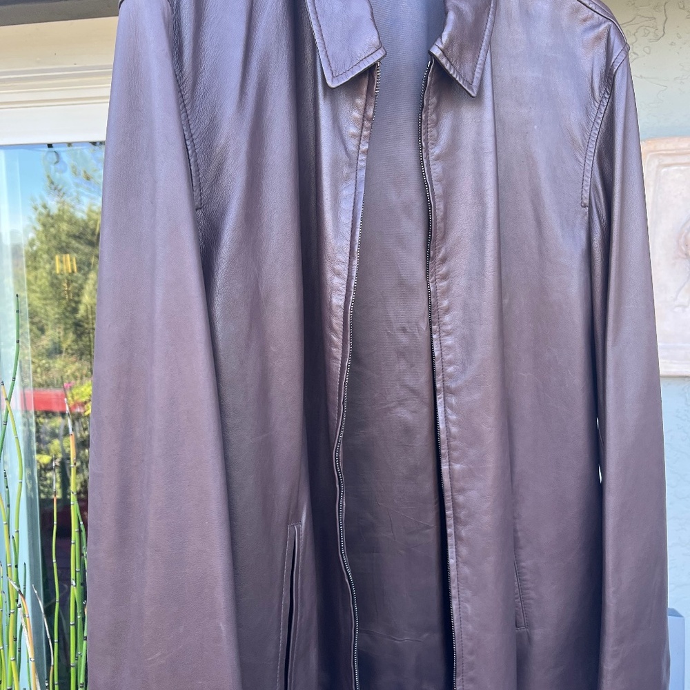 Ralph Lauren Purple Label men’s leather jacket